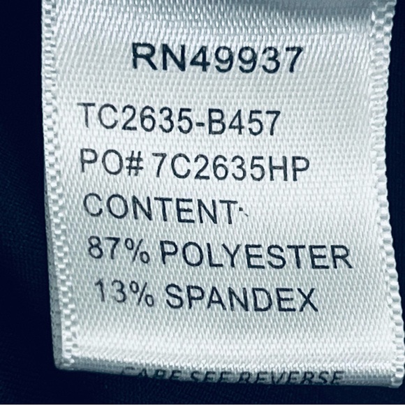 Tail Activewear Jacket Golf Tennis Black Red Tropical Full Zip Pockets - Picture 12 of 12